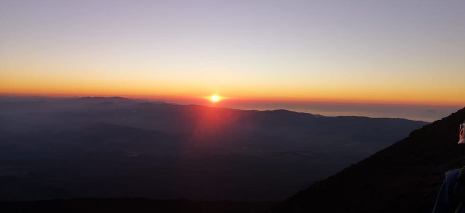 Etna excursions at sunset